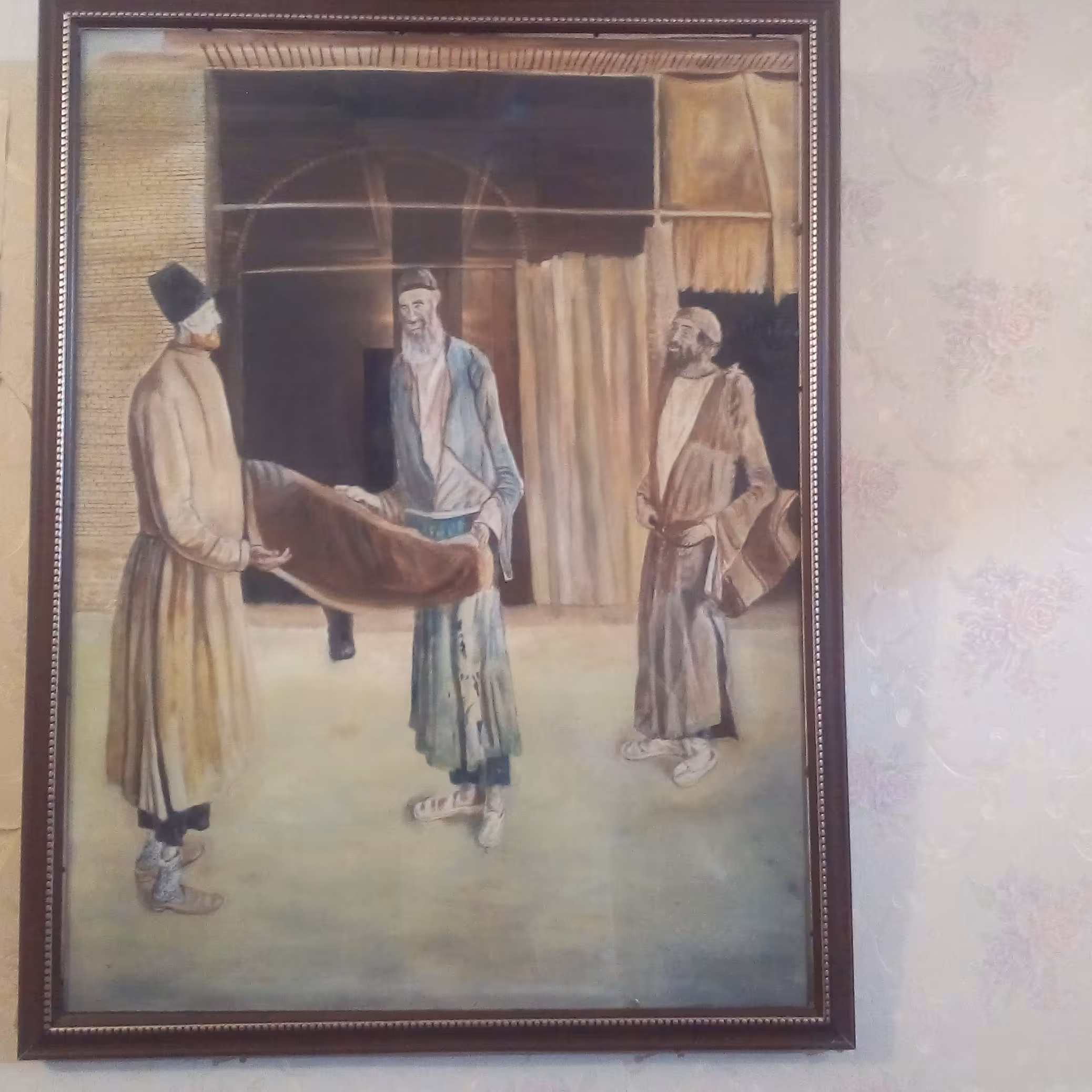 نقاشی سرایدار وکهنه فروشان