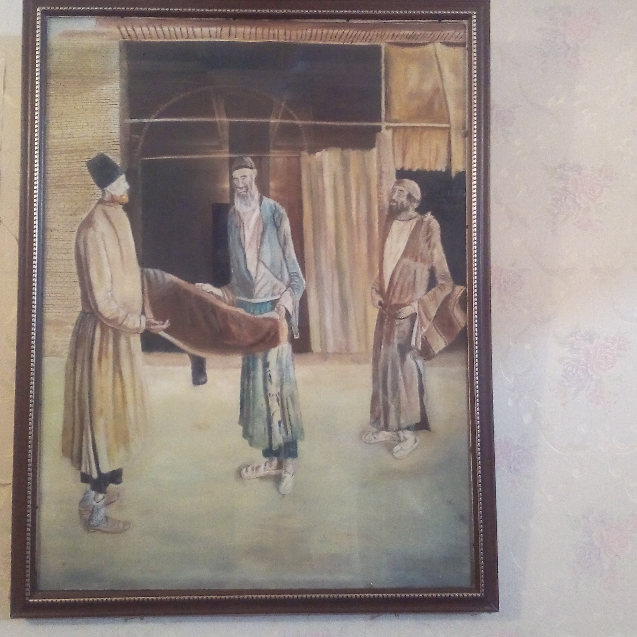 نقاشی سرایدار وکهنه فروشان