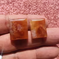 نگین عقیق پرتقالی 