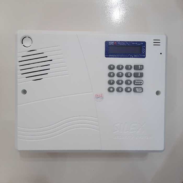 دستگاه دزدگیر سایلکس SG8 با قابلیت اتصال بوسیله سیمکارت و خط تلفن و دارای یک رله برای کنترل وسایل برقی