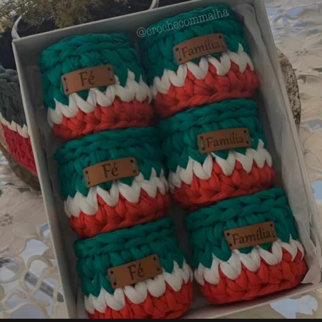 ست 6 تایی گیفت یلدایی تریکو طرح هندوانه 