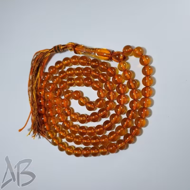 تسبیح سندلوس صد دانه بلند (101 دانه) بودار تراش گرد شمش ویتنامی اصل کد 889 آقابزرگ