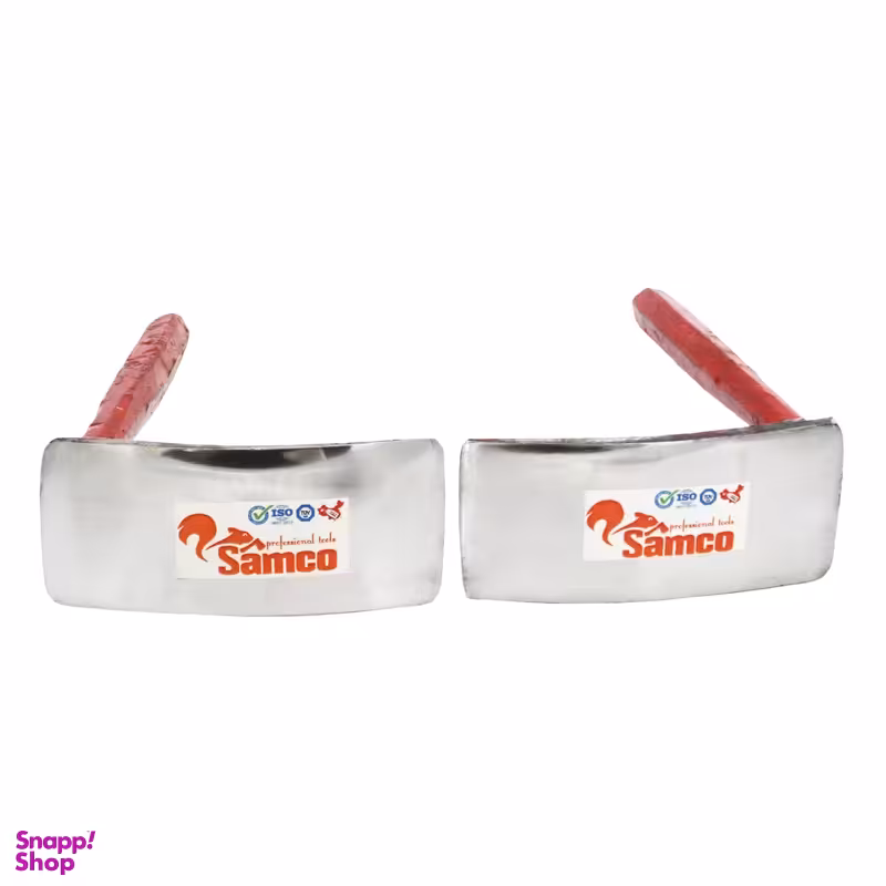 مشتی صافکاری سامکو مدل مستطیل دسته دار کد YP-02-15.5CM مجموعه 2 عددی