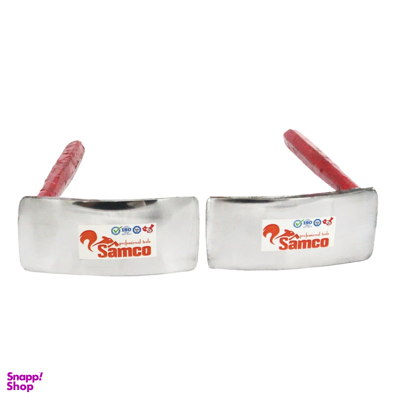 مشتی صافکاری سامکو مدل مستطیل دسته دار کد YP-02-15.5CM مجموعه 2 عددی