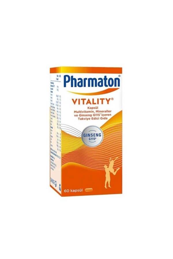 كپسول مولتي ویتامین ویتالیتی 60 تايي فارماتون Pharmaton Vitality Multivitamin 60 Kapsül - فروشگاه اینترنتی افخمی