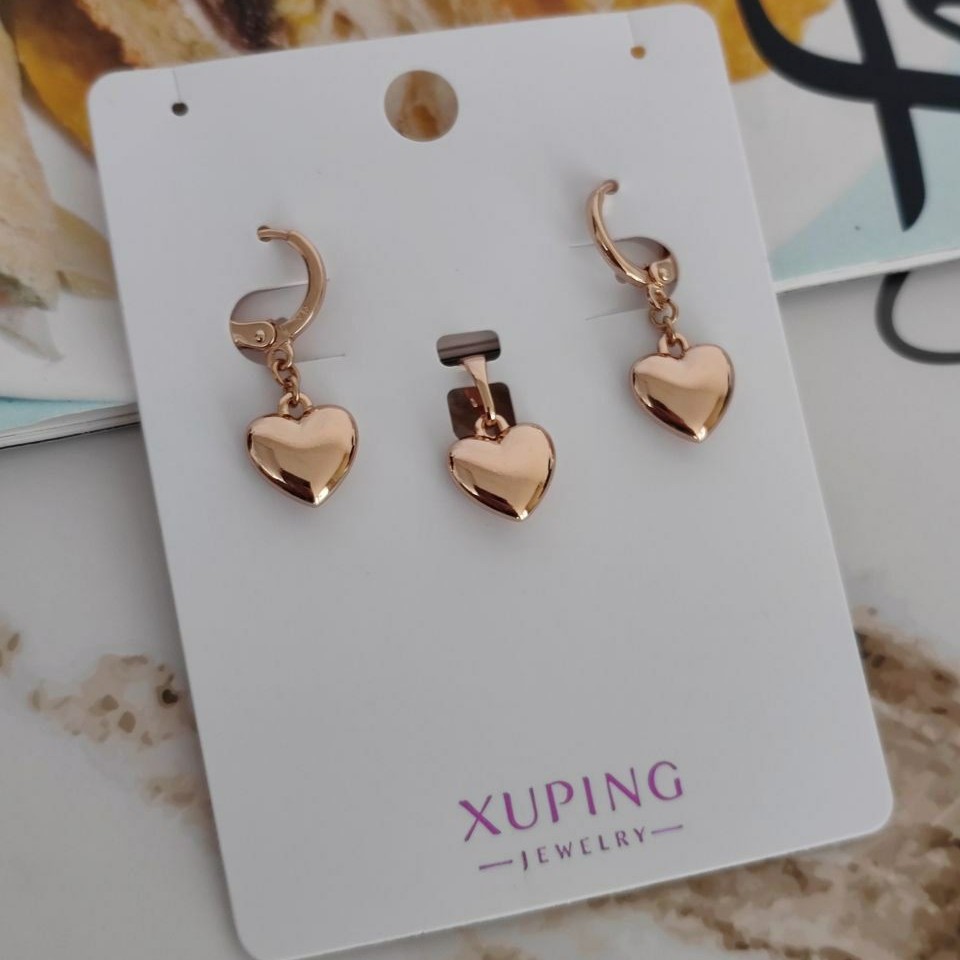 نیمست استیل ژوپینگ مدل قلب کد 145 جدید رنگ ثابت آبکاری شده