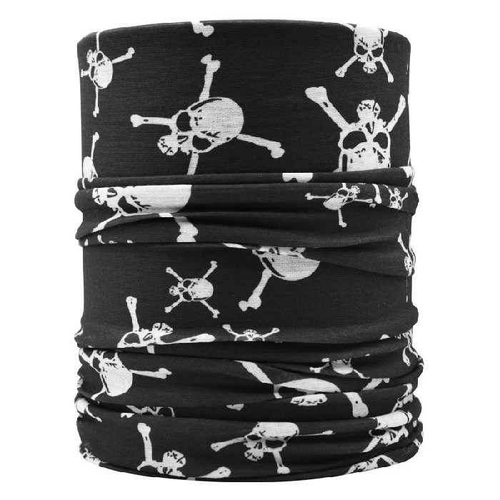 اسکارف و دستمال سر و گردن اسکلتی مدل Cross-7010