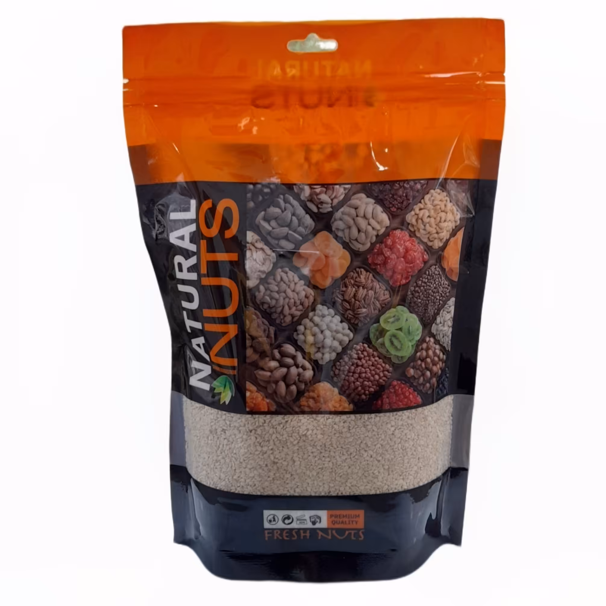 کنجد سفید پاک شده درجه یک شهر طبیعت - 900 گرم