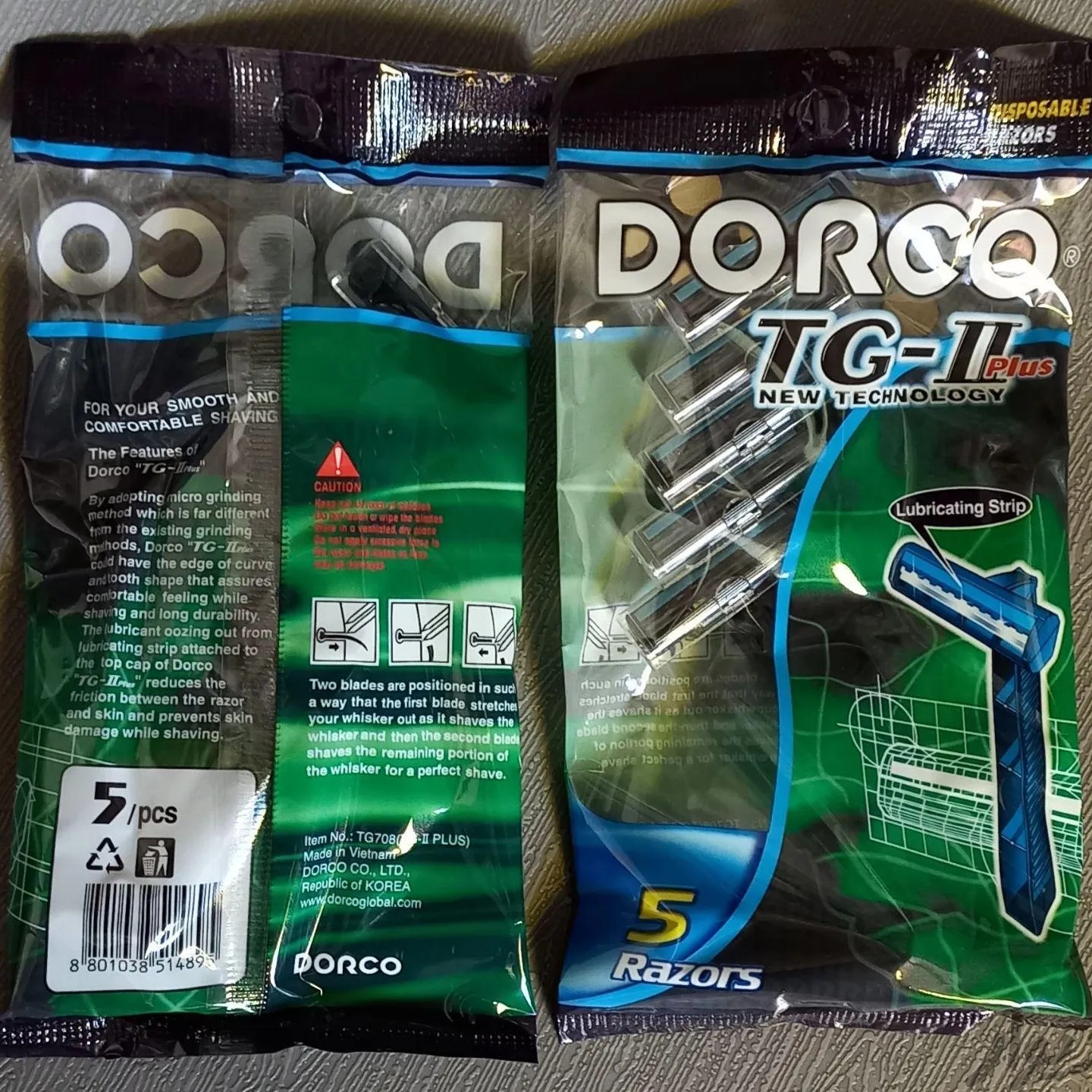 ژیلت دورکو صابون دار اورجینال بسته 5 عددی