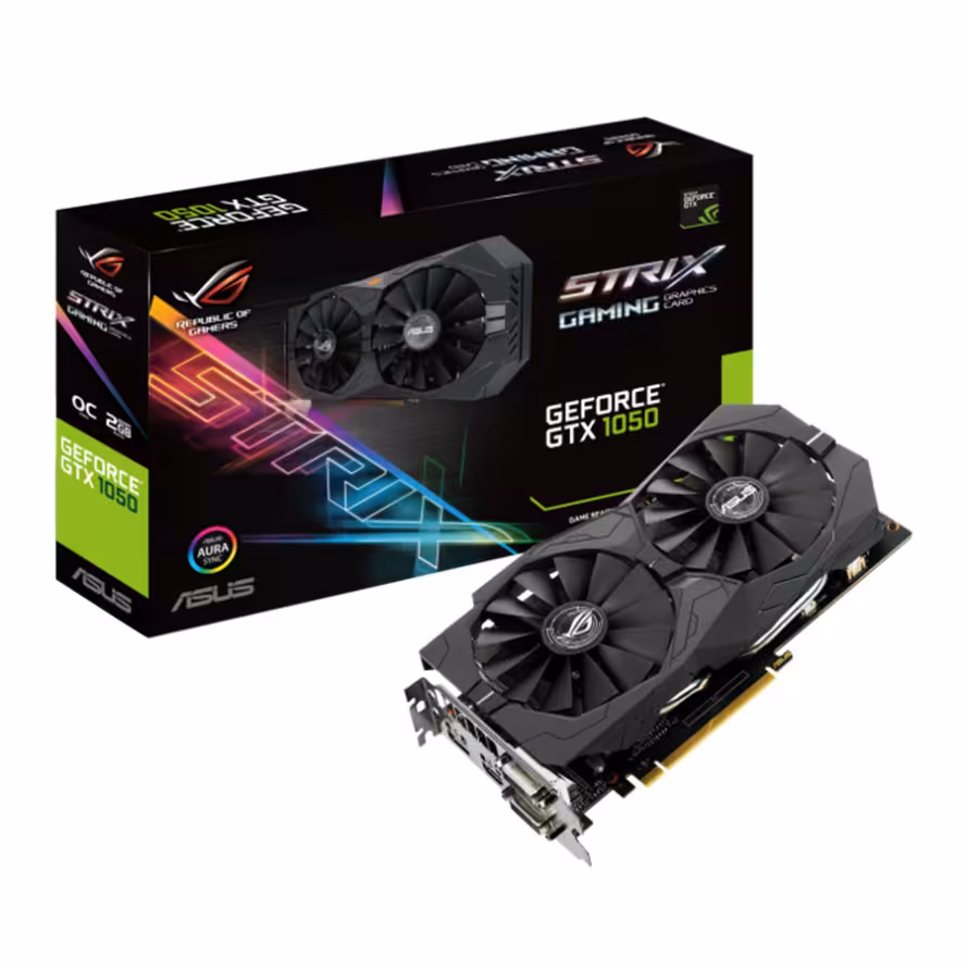 کارت گرافیک ایسوس ROG STRIX GTX1050 O2G GAMING