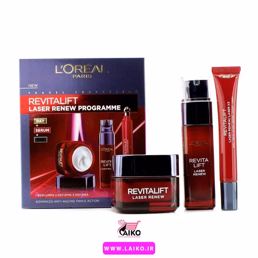 پک سه تایی ضد چروک و ضد لک لورال Loreal