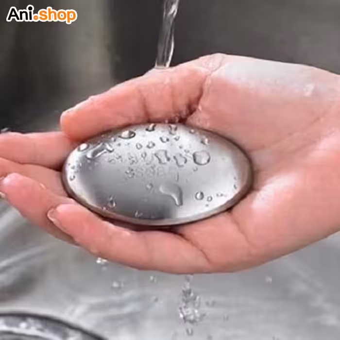 صابون بوبر دائمی استیل از بین برنده بوی ماهی،سیر، پیاز و … یک عددی