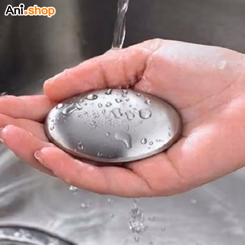 صابون بوبر دائمی استیل از بین برنده بوی ماهی،سیر، پیاز و … یک عددی