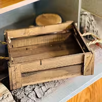 باکس چوبی دسته کنفی