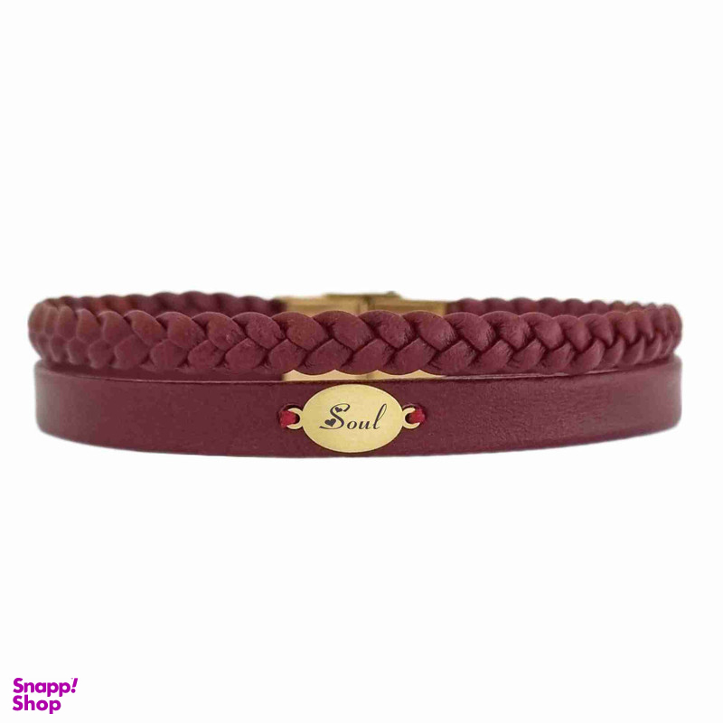 دستبند طلا 18 عیار زنانه لیردا مدل کلمه soul