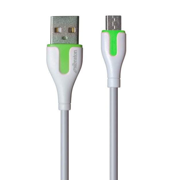 کابل تبدیل USB به میکرو یو اس بی سیبراتون مدل S405A طول 1 متر