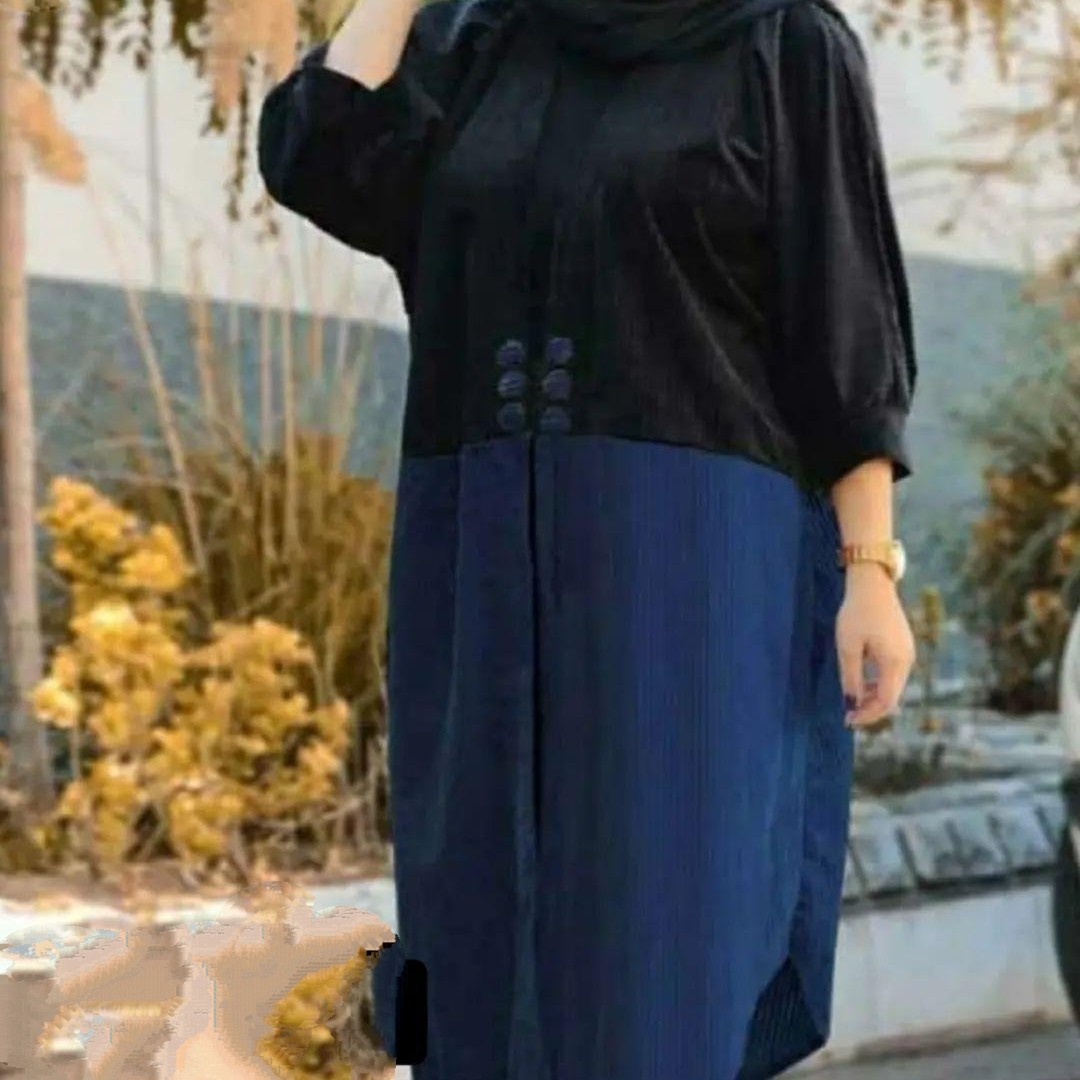 مانتو ترکیبی قواره دار