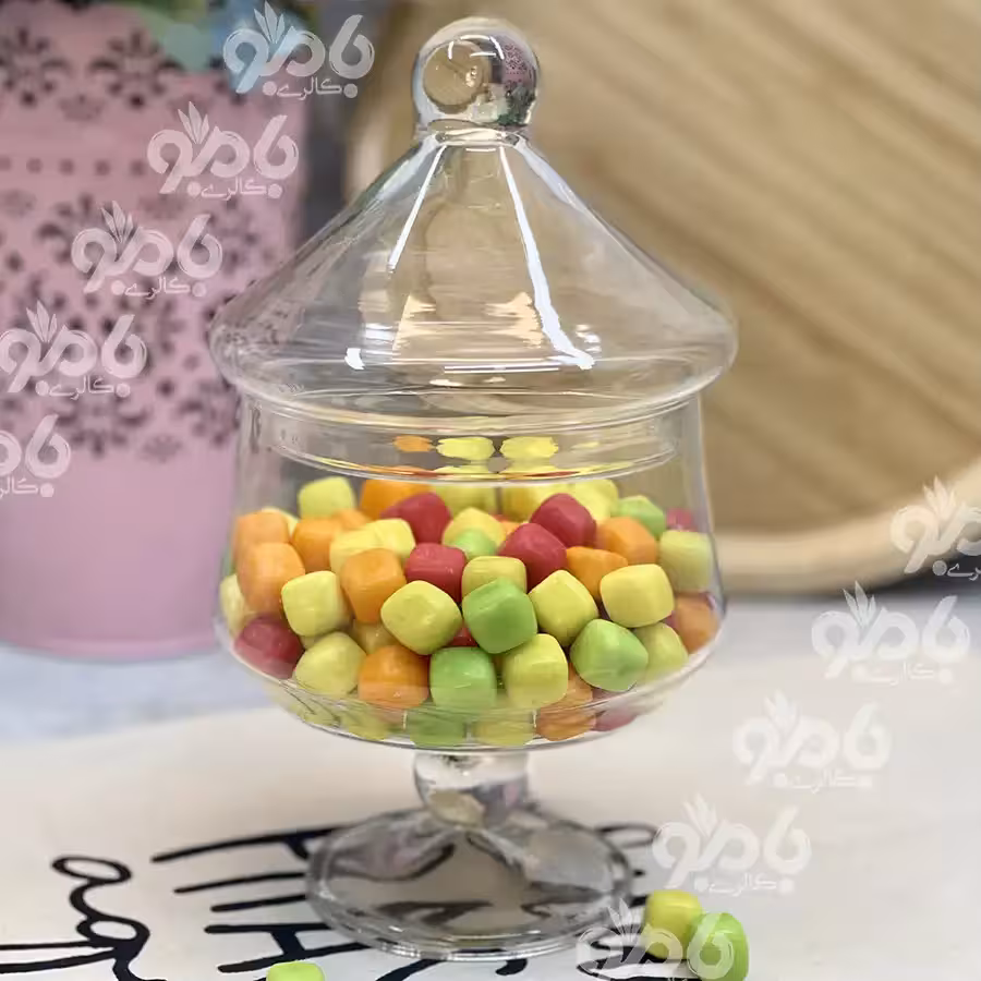 بانکه شیشه ای کاج 1طبقه پایه دار