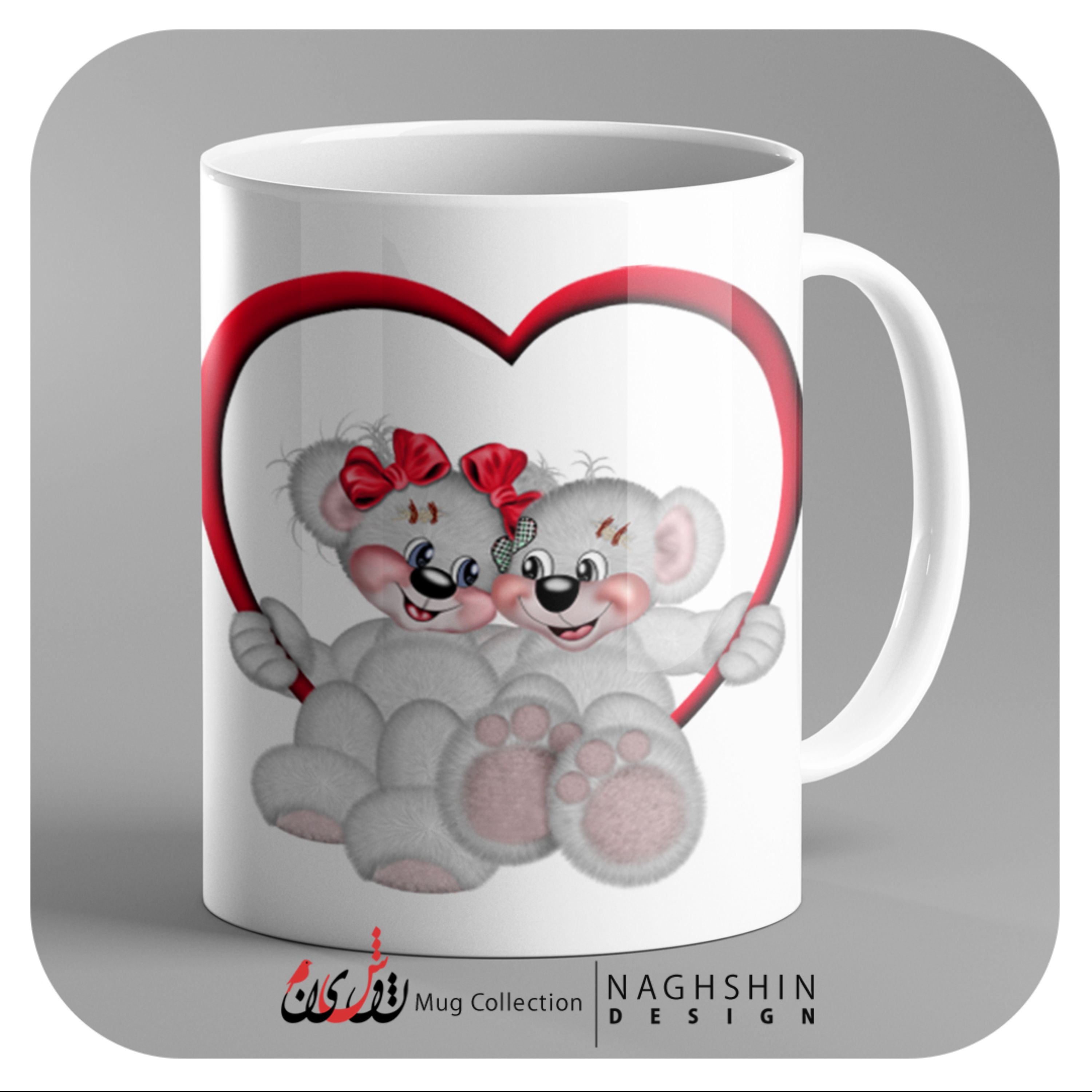 ماگ سرامیکی طرح ولنتاین 43  - چاپ سابلیمیشن - کیفیت عالی