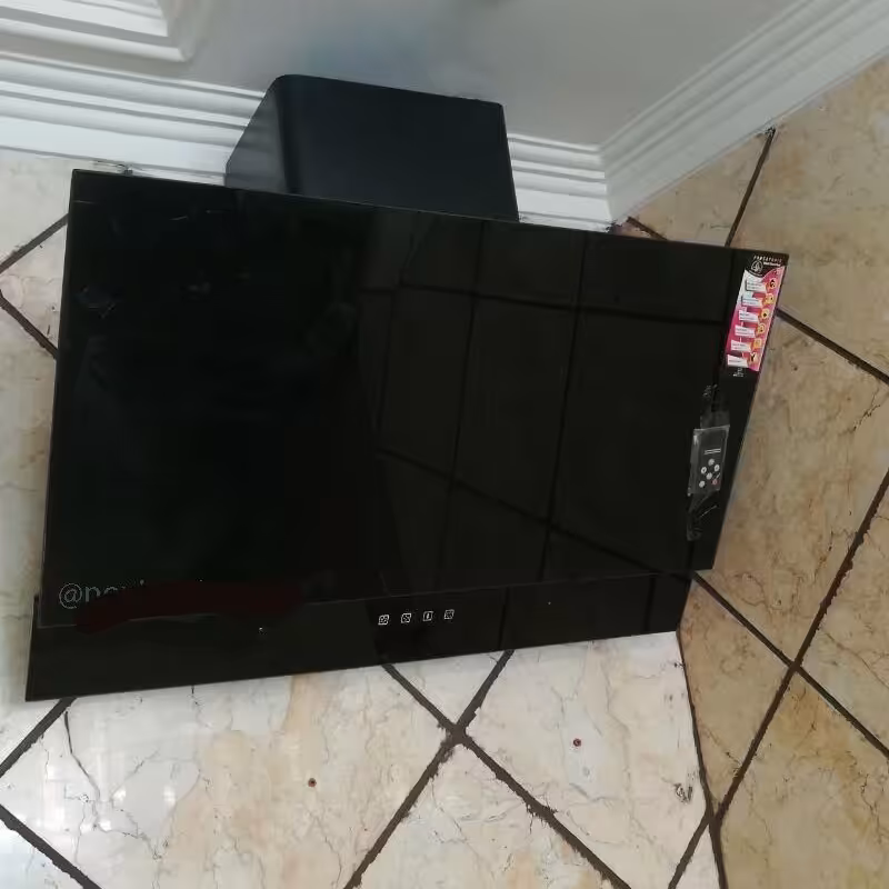 هود شیشه ای مورب شیشه سکوریت لمسی کنترل دار ارسال با باربری 