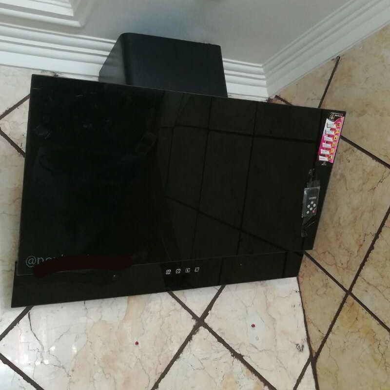 هود شیشه ای مورب شیشه سکوریت لمسی کنترل دار ارسال با باربری