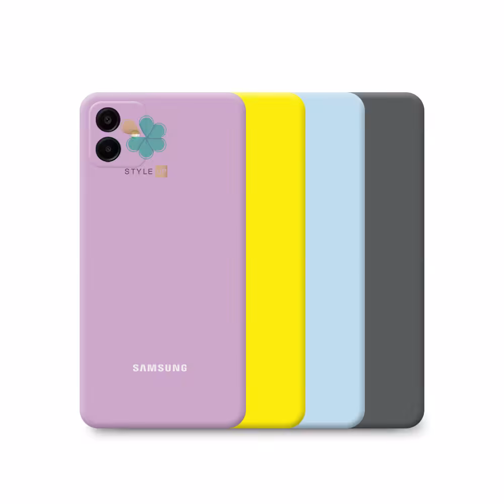 قاب گوشی سیلیکونی محافظ لنز دار مناسب سامسونگ Galaxy A06