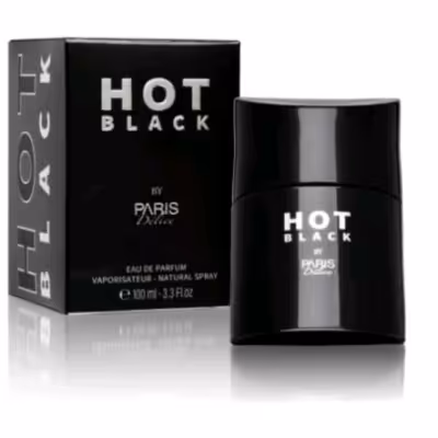 ادکلن HOT BLACK PARIS DELICE هات بلک مردانه با رایحه تلخ و خنک