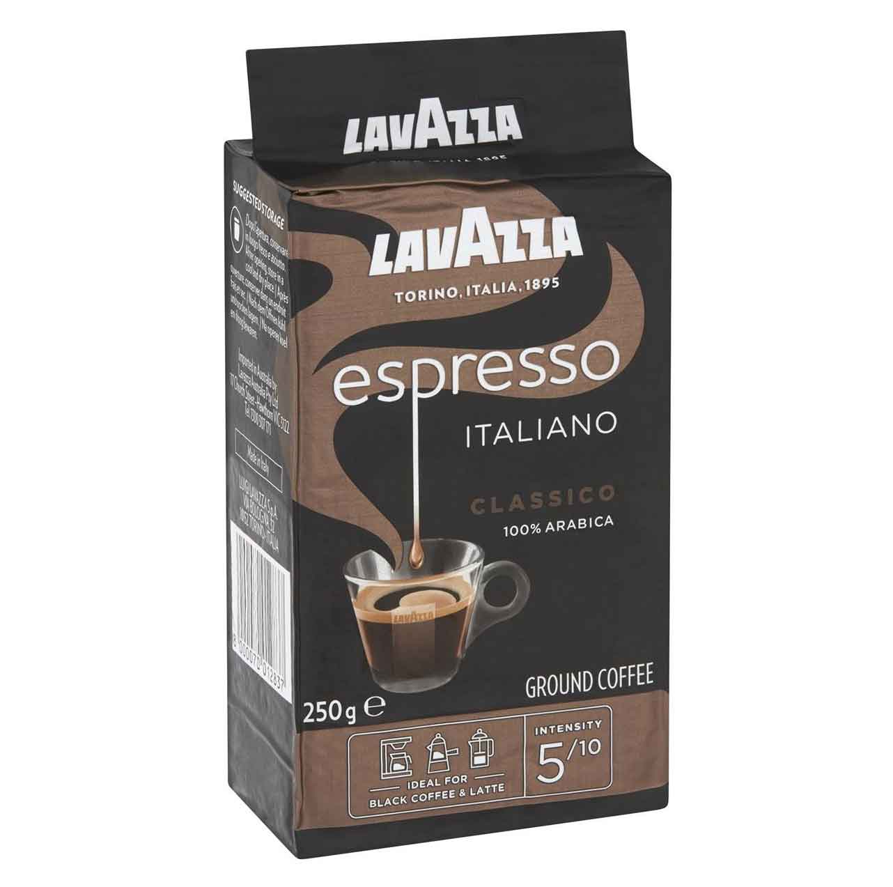 پودر قهوه اسپرسو لاوازا 250 گرم مدل italiano