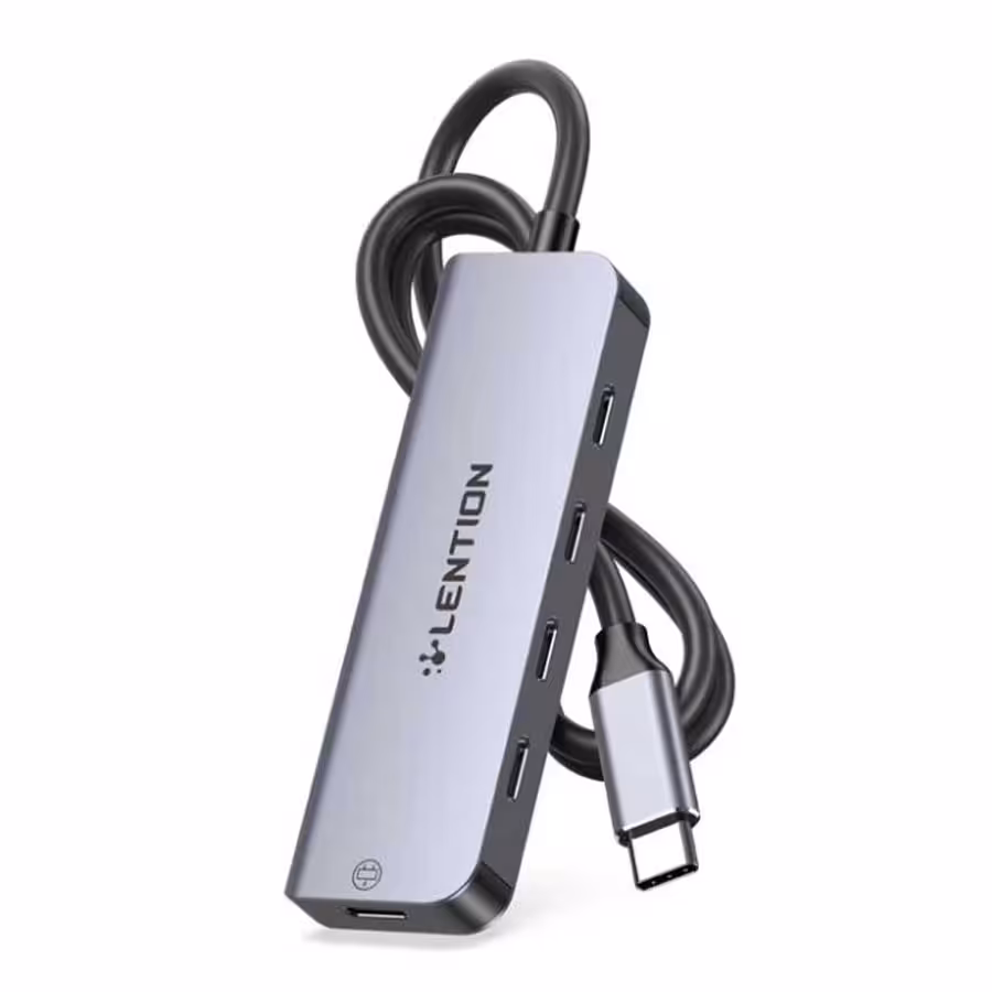 قیمت و خرید هاب و داک استیشن USB-C پنج پورت لنشن مدل CE31 | یاس ارتباط