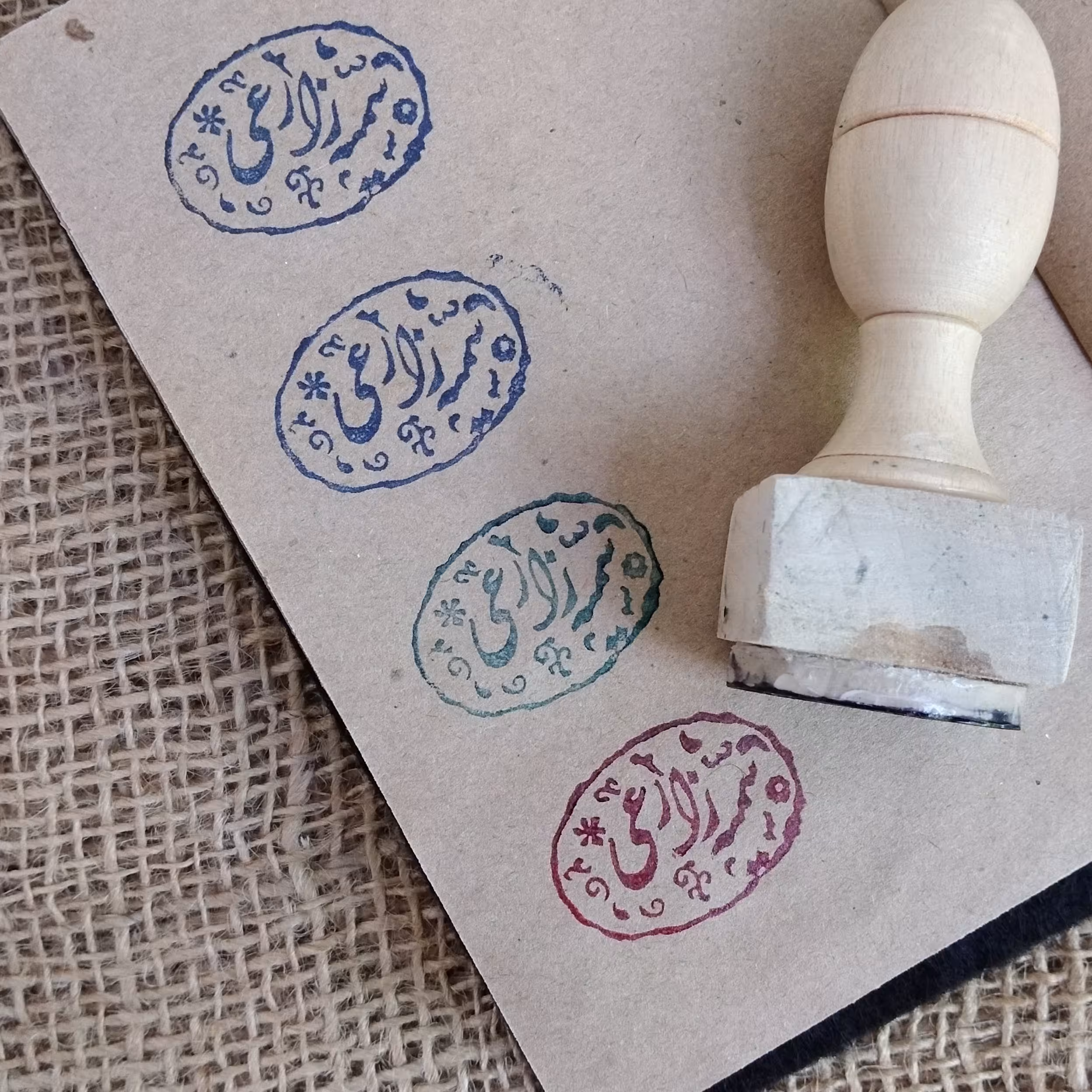 مهر خاتم دستساز(با متن دلخواه شما)