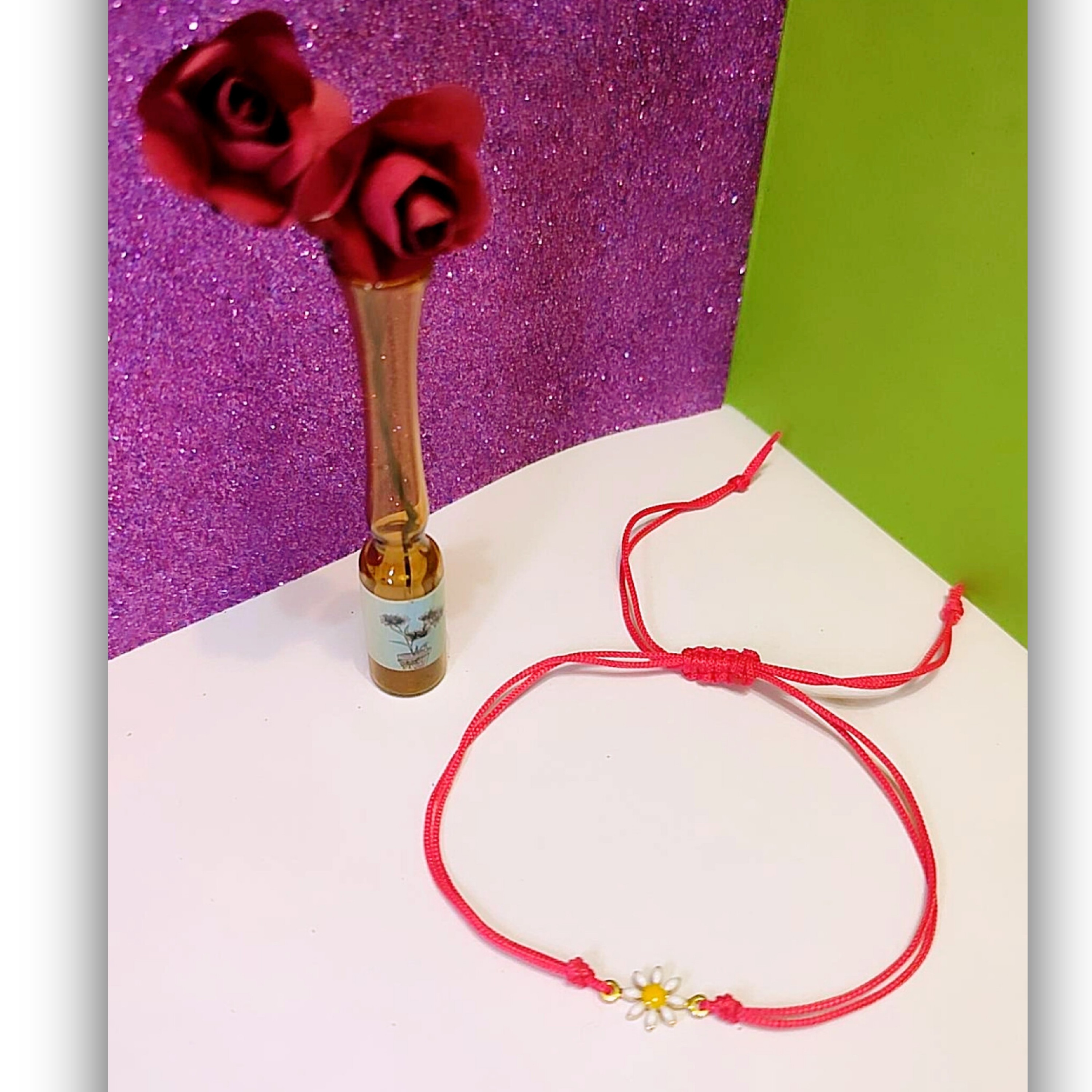 دستبند نخی با پلاک بابونهDG05