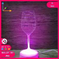 بالبینگ چراغ خواب سه بعدی B503