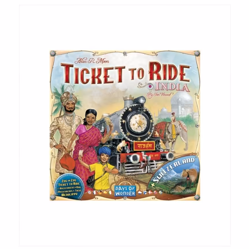 بازی بلیت حرکت هندوستان (TICKET TO RIDE INDIA)