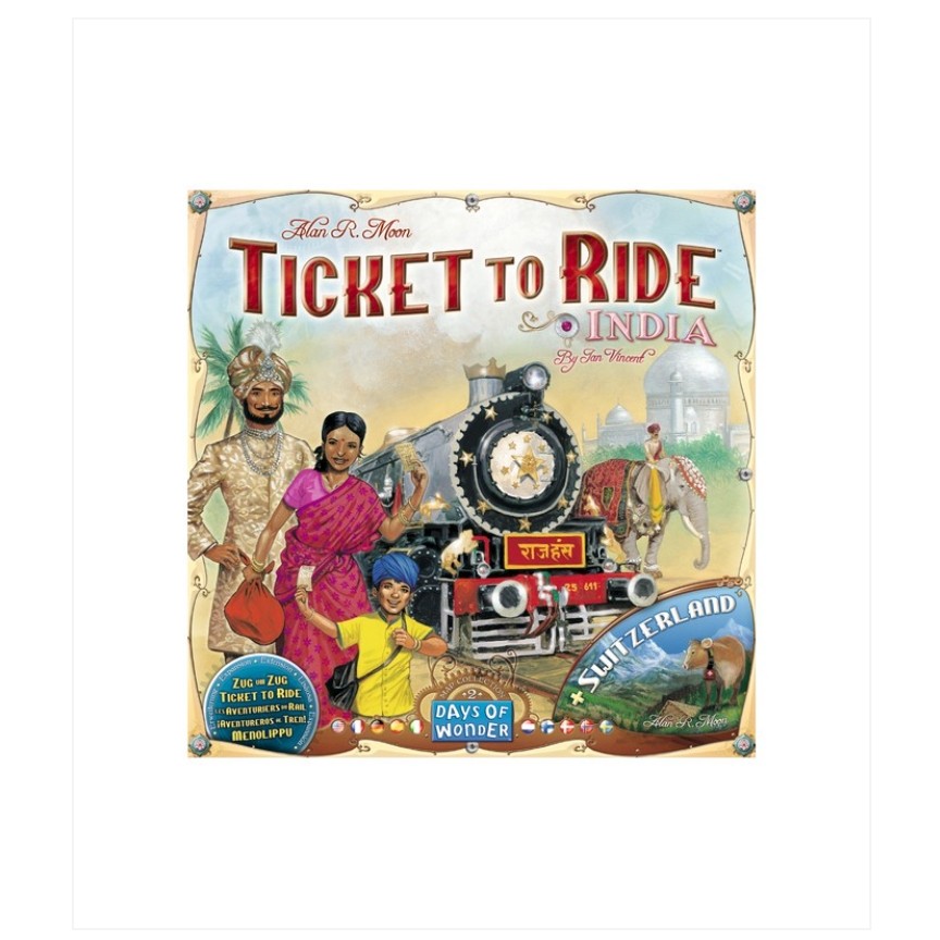 بازی بلیت حرکت هندوستان (TICKET TO RIDE INDIA)