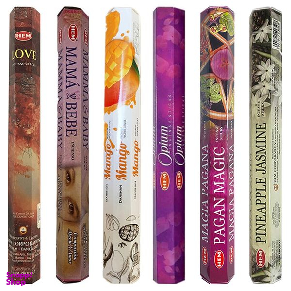 عود هم مدل ترکیبی کد Mix55 مجموعه 6 عددی