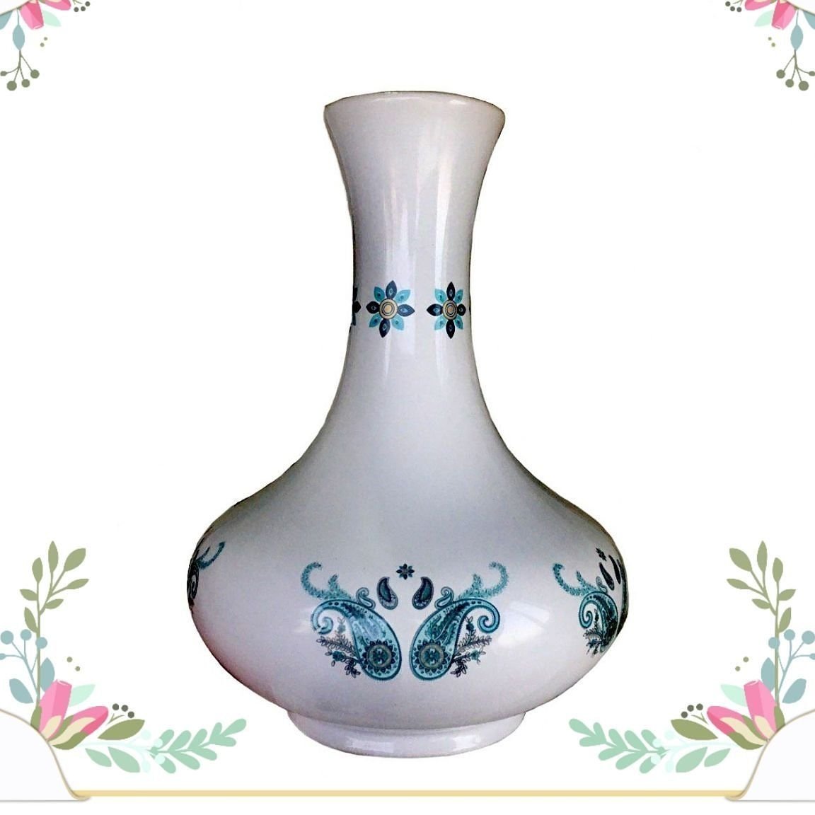 گلدان عدسی سرامیک درجه یک با کیفیت عالی طرح بت جقه