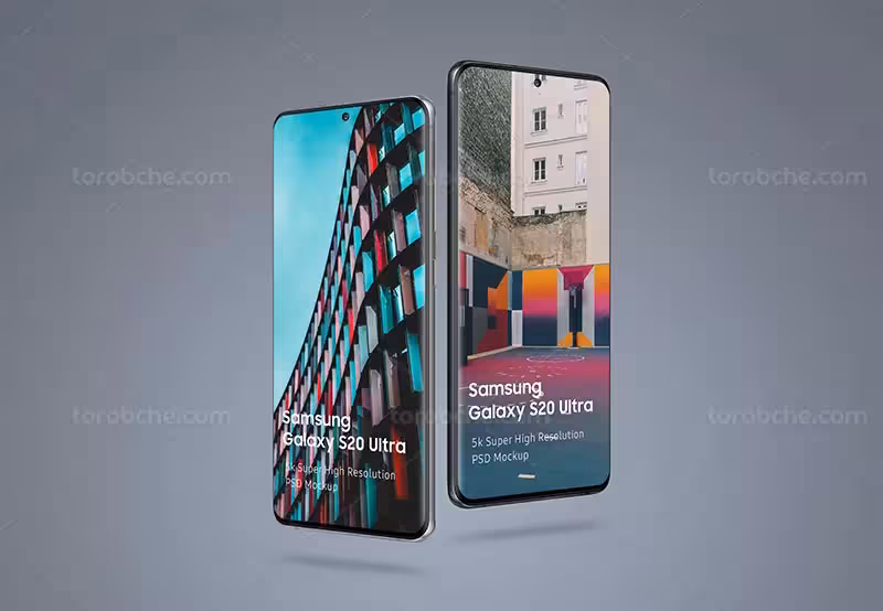 موکاپ گوشی هوشمند | گرافیک با طعم تربچه