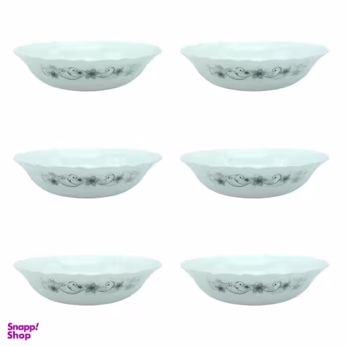 کاسه پارس اپال مدل النا کد Soop-642 بسته 6 عددی