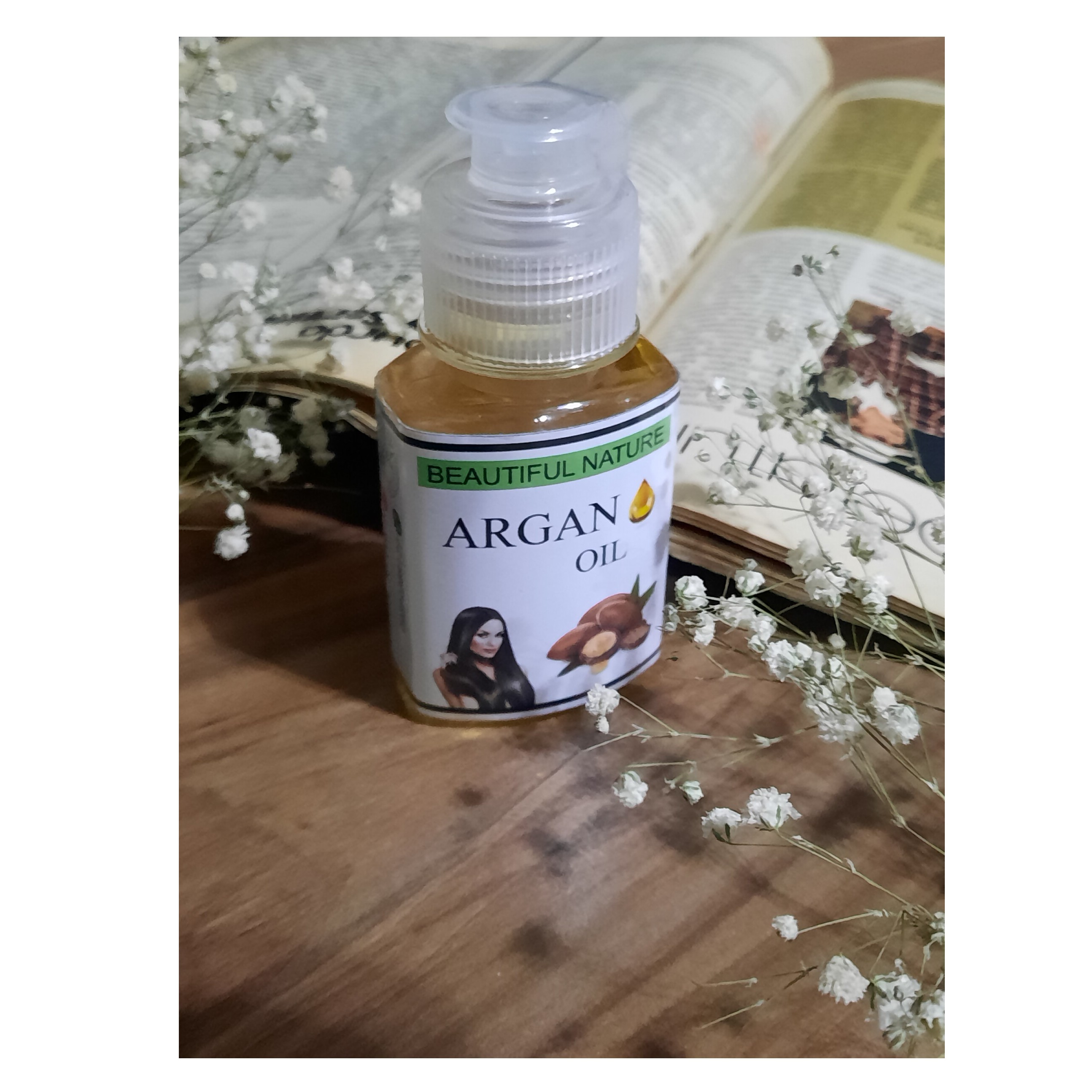 روغن آرگان 60 گرمی مخصوص پوست و مو آبرسان و نرم کننده از بین برنده وز و گره مو