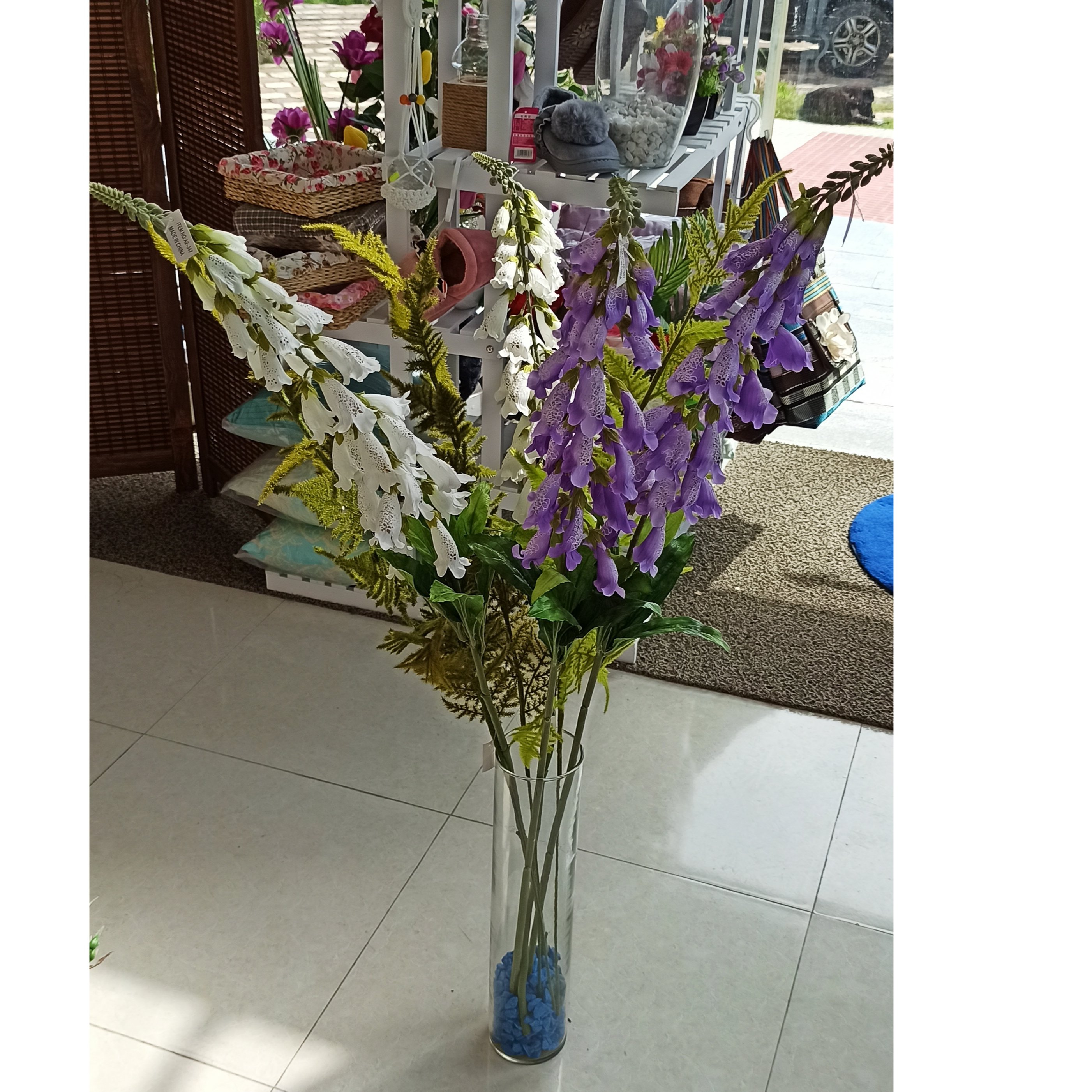 گلدان شیشه ای استوانه