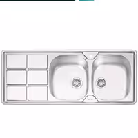 سینک 1224  فانتزی توکار پرنیان استیل