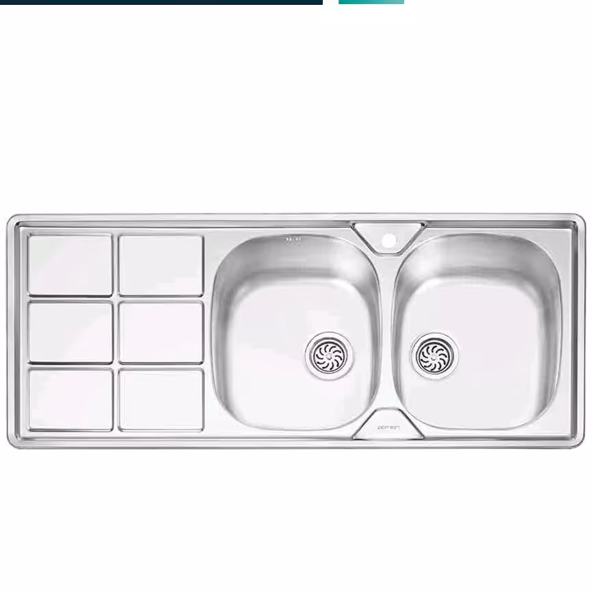 سینک 1224  فانتزی توکار پرنیان استیل