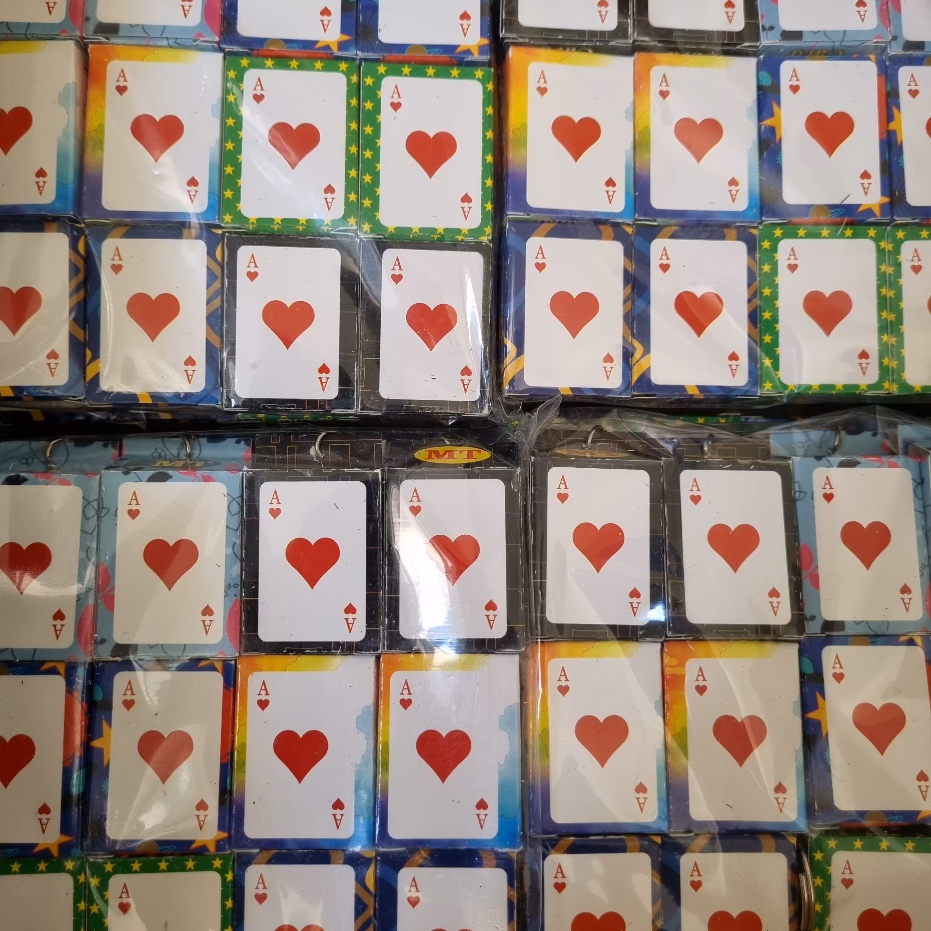 جاکلیدی جاسوئیچی آویز طرح پاسور بند انگشتی پک 6 عددی 