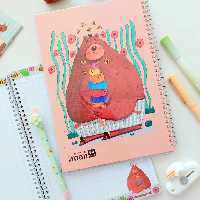 دفترهای 60 برگ باکیفیت برند ایمان طرح Happy animal طرح خرس جدید
جلدشون مجلد هستش
سیمی
حاشیه دار
