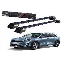 جعبه بار سقفی مشکی KIA NIRO 2017 2024 THUNDER CARRIER LOCKED SEARCH SEAR CROSS BAR سقف Thunder