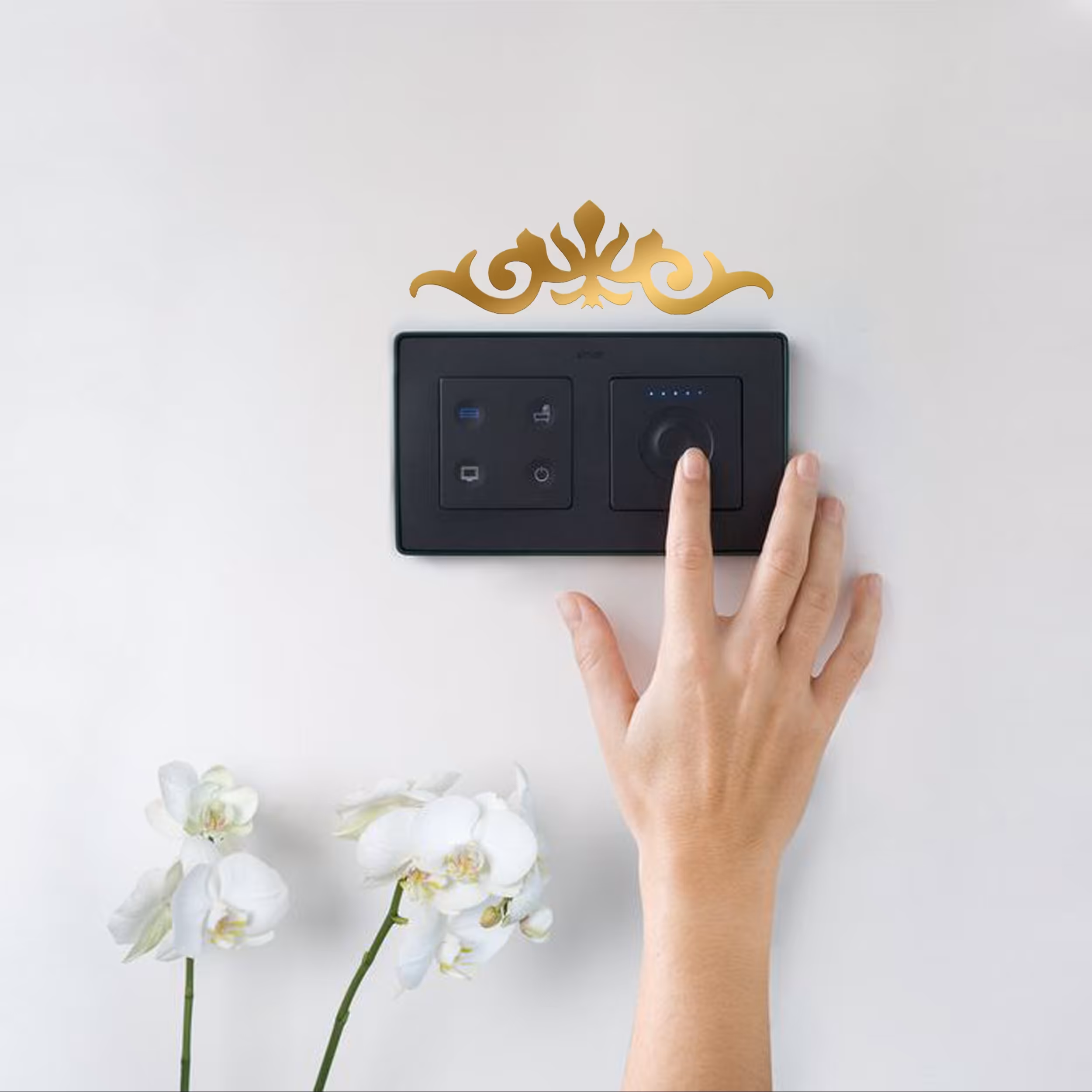 استیکر کلید و پریز و دیوار تزئینی بسته 20 عددی قیمت تولیدی 