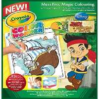 دفتر رنگ آمیزی کرایولا طرح جبک دزد دریایی (18 صفحه ای) | Crayola