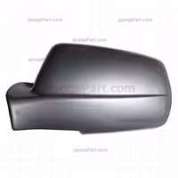 قاب آینه سمند نقره ای سمت چپ