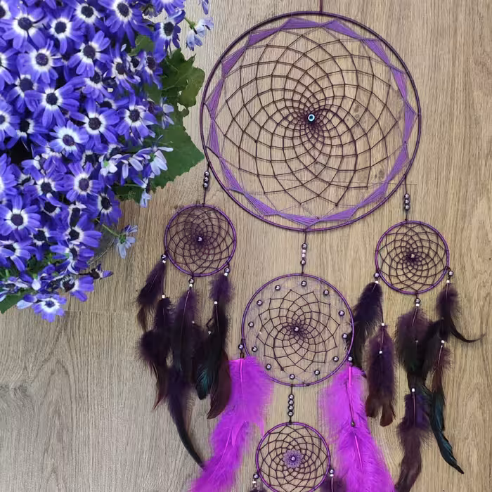 دریم کچر سایز بزرگ بنفش پرطرفدار(دیوارکوب منزل)