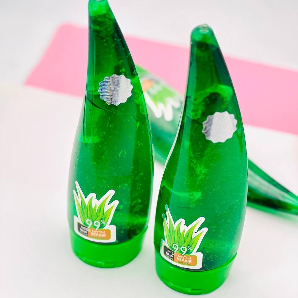 ژل آبرسان شاخکی آلوئه ورا لیبل نقره ای  تخفیف موقت آبرسان